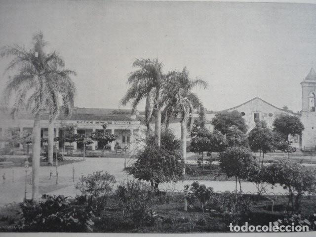 Arte: MANZANILLO CUBA GRABADO XILOGRAFICO XILOGRAFIA 1895