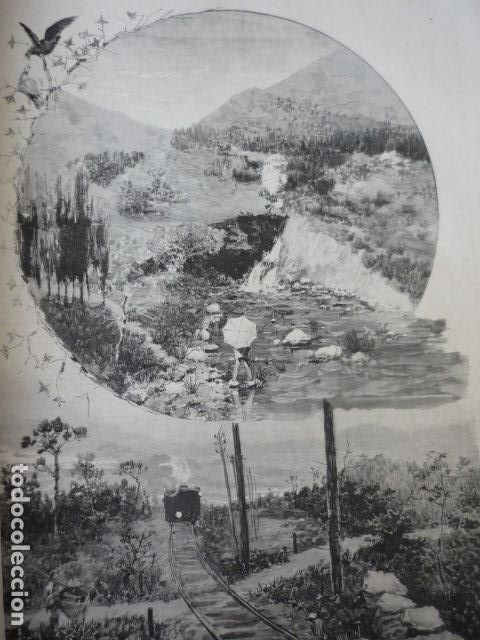 Kunst: RECUERDOS DE VIZCAYA GRABADO XILOGRAFICO XILOGRAFIA 1895