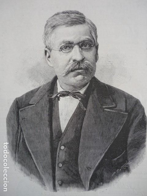 Arte: EDUARDO ESCALANTE COMICO VALENCIANO GRABADO XILOGRAFICO XILOGRAFIA 1895