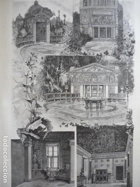 Arte: ROMA PALAZZETTO DE PIO IV GRABADO XILOGRAFICO XILOGRAFIA 1895