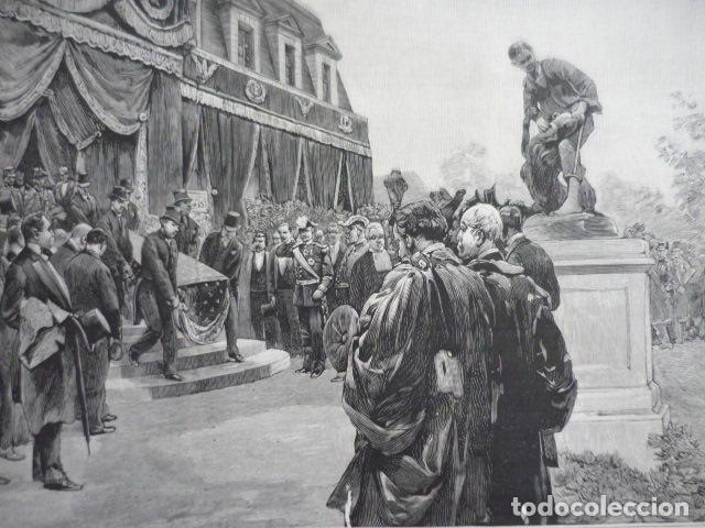 Kunst: PARIS INSTITUTO PASTEUR GRABADO XILOGRAFICO XILOGRAFIA 1895