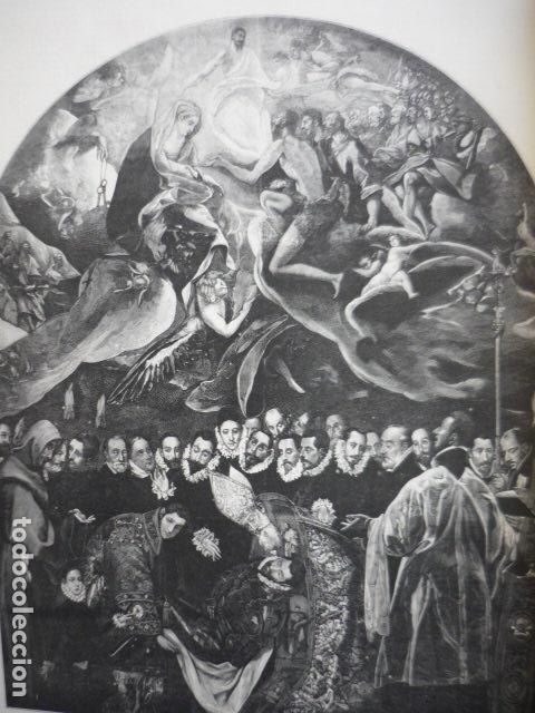 Arte: ENTIERRO DEL CONDE ORGAZ DE EL GRECO GRABADO XILOGRAFICO XILOGRAFIA 1895