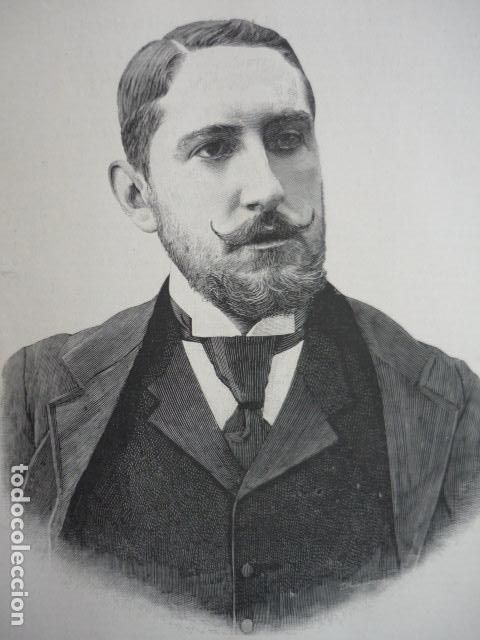 Arte: RAFAEL GASSET CHINCHILLA GRABADO XILOGRAFICO XILOGRAFIA 1895