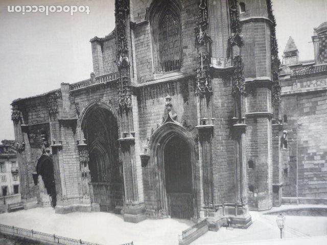 Art: OVIEDO PORTADA CATEDRAL GRABADO XILOGRAFICO XILOGRAFIA 1895
