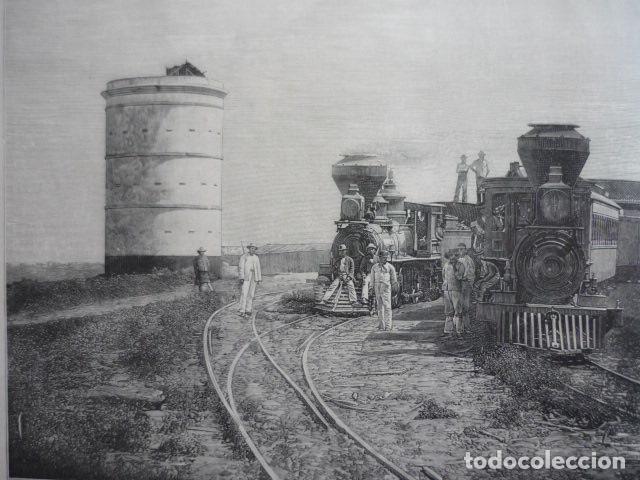 Arte: LA GUERRA EN CUBA FUERTE LINEA DE ZAZA GRABADO XILOGRAFICO XILOGRAFIA 1895