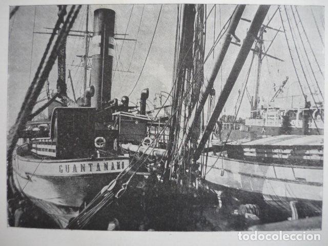 Art: CADIZ EL VAPOR CATALINA GRABADO XILOGRAFICO XILOGRAFIA 1895