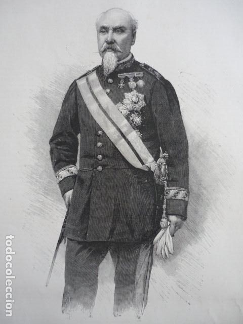 Arte: CESAREO FERNANDEZ INSPECTOR SANIDAD ISLA DE CUBA GRABADO XILOGRAFICO XILOGRAFIA 1895