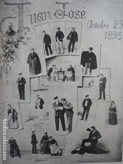 Art: MADRID TEATRO DE LA COMEDIA JUAN JOSE GRABADO XILOGRAFICO XILOGRAFIA 1895