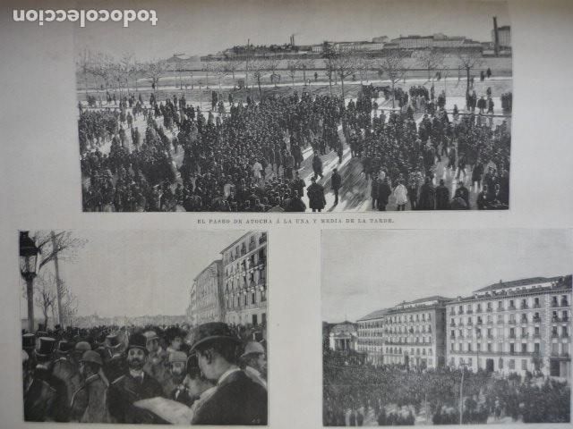 Art: MADRID MANIFESTACIONES GRABADO XILOGRAFICO XILOGRAFIA 1895