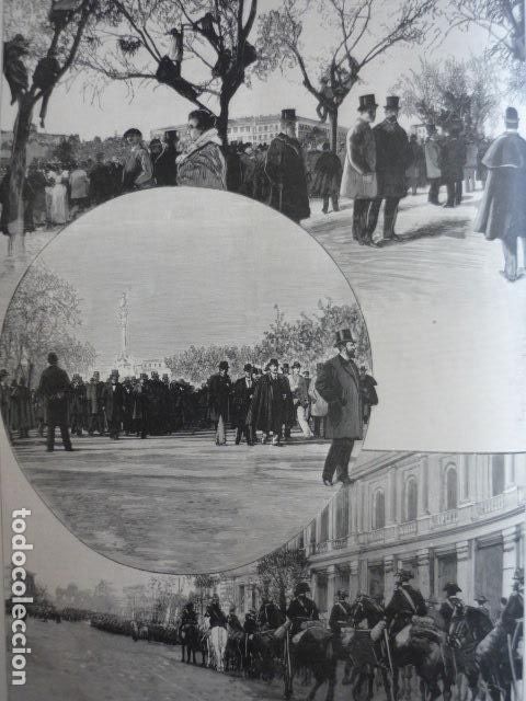 Kunst: MADRID MANIFESTACIONES GRABADO XILOGRAFICO XILOGRAFIA 1895