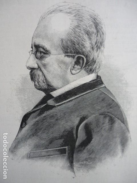 Arte: JOSE MARIA TORRES PEDAGOGO GRABADO XILOGRAFICO XILOGRAFIA 1895