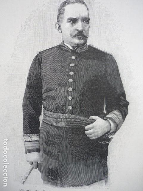 Arte: PEDRO CORNEL CORNEL GENERAL DE BRIGADA CUBA GRABADO XILOGRAFICO XILOGRAFIA 1895