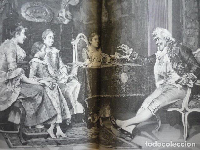 Arte: CONSEJO DEL ABUELO CUADRO DE CECHI GRABADO XILOGRAFICO XILOGRAFIA 1895