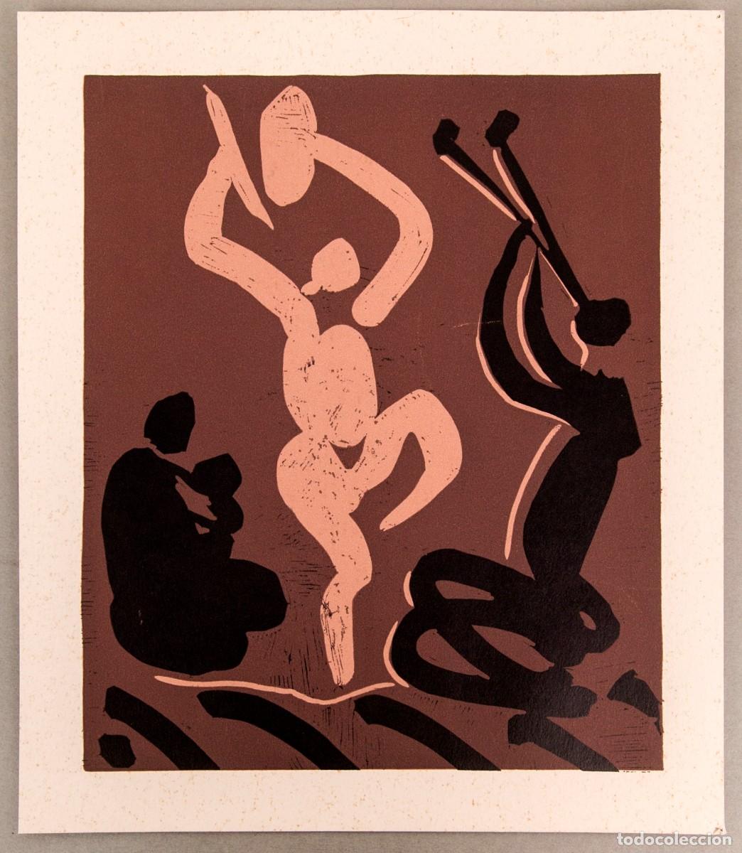 Arte: PICASSO - LINOGRABADO - 1962 - Foto 1