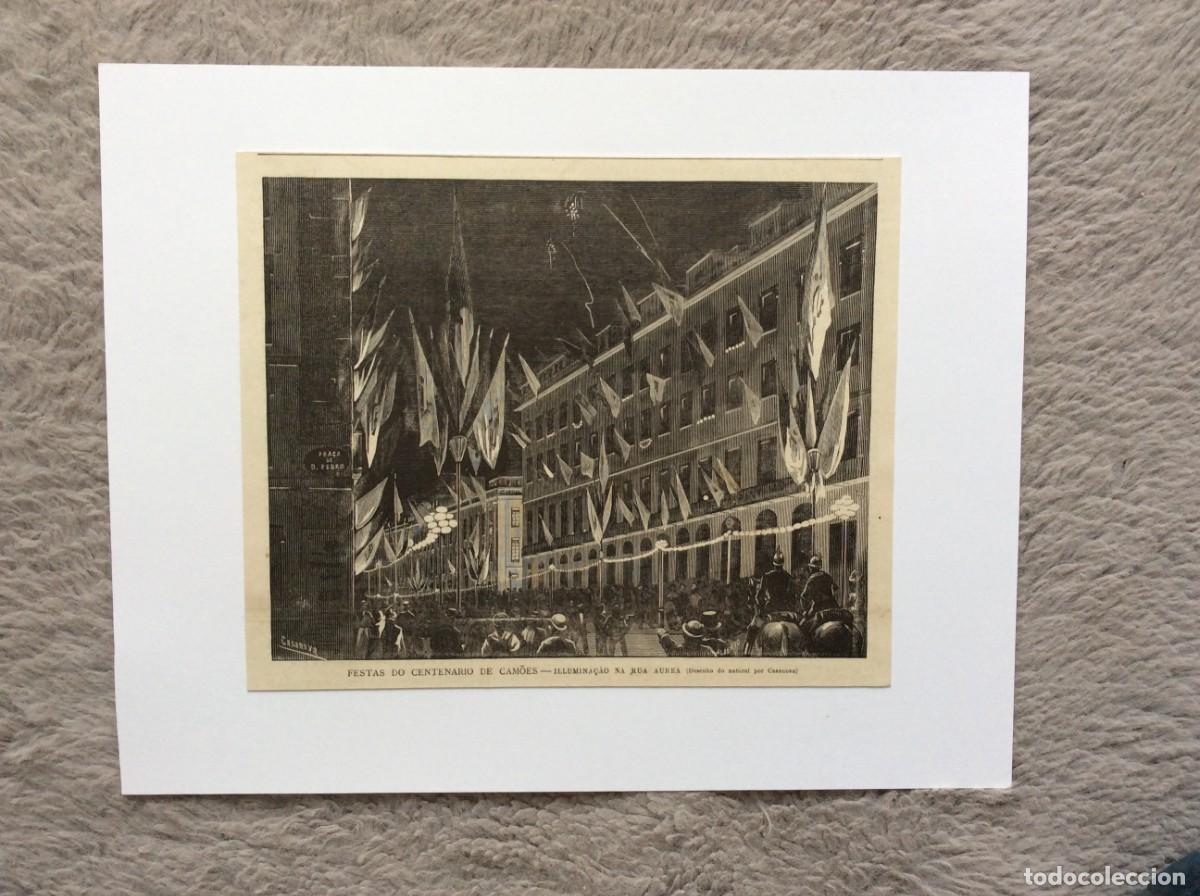 Arte: Tema: Cam&otilde;es. Festas do centen&aacute;rio de Cam&otilde;es. Ano 1880