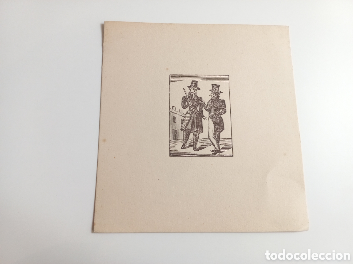 Arte: Antigua Xilografia Colecci&oacute;n Gr&aacute;fica El Tinell Barrio G&oacute;tico Barcelona.