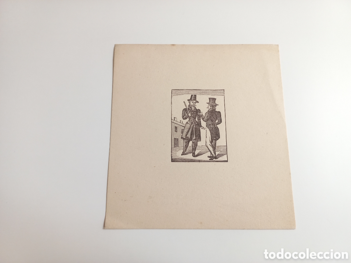 Arte: Antigua Xilografia Colecci&oacute;n Gr&aacute;fica El Tinell. Barrio G&oacute;tico Barcelona.