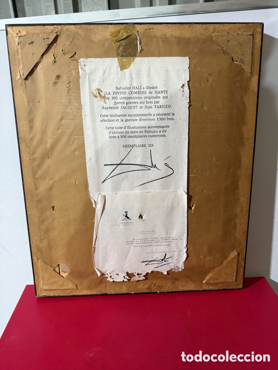 Arte: Xilograf&iacute;a La Divina Comedia de Dal&iacute; - Foto 4