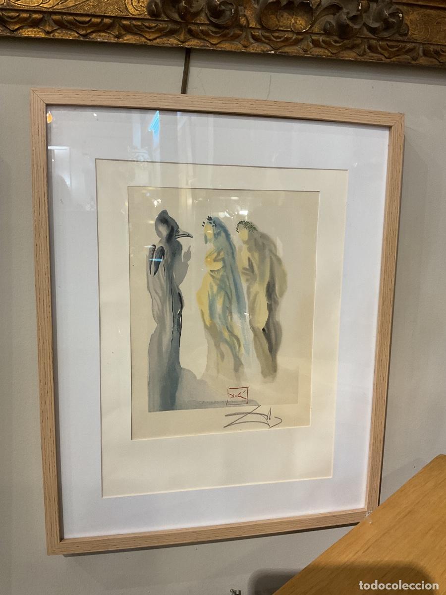 Arte: El cielo de Venus, Xilograf&iacute;a Salvador Dal&iacute; enmarcada