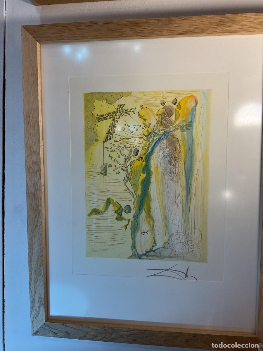 Arte: El resplandor de los cuerpos gloriosos, Xilograf&iacute;a Salvador Dal&iacute; enmarcada
