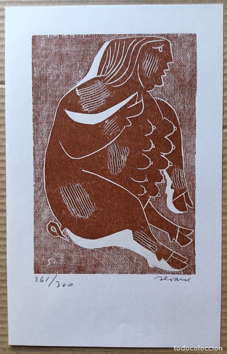 Arte: Luis SEOANE (BA. 1910-A Coru&ntilde;a 1979) xilograf&iacute;a 36x22 de 1976 firmada l&aacute;piz y num/300. PERFECTA!