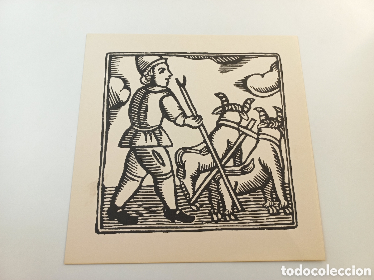 Arte: Labrador. Xilografias Catalanas de Oficios del Siglo XIX.