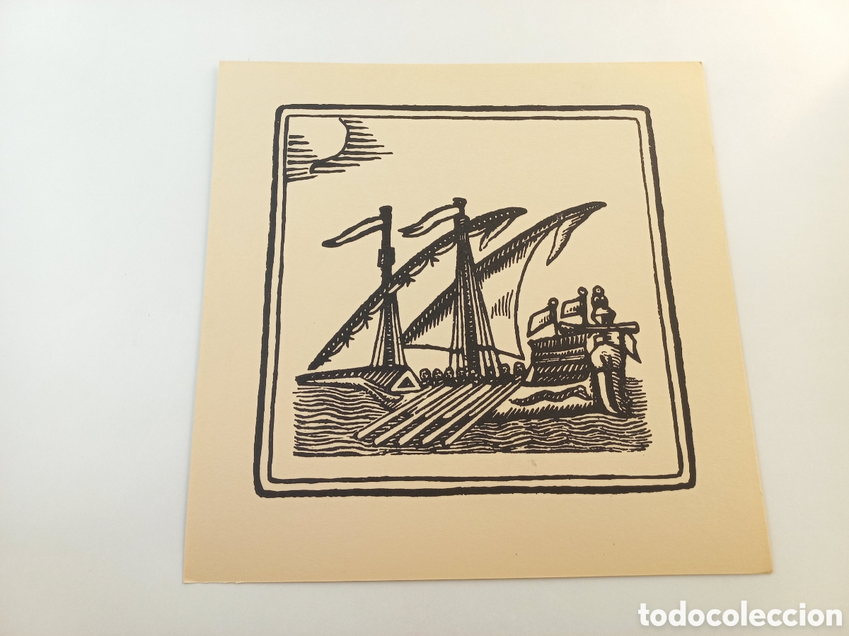 Arte: Xilografia sin iluminar. Gr&aacute;ficas el Tinell Barcelona.