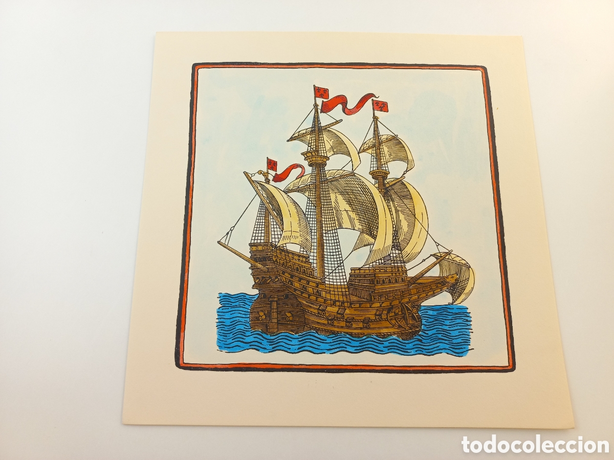 Arte: Xilografia Gr&aacute;ficas El Tinell. Iluminado a mano.