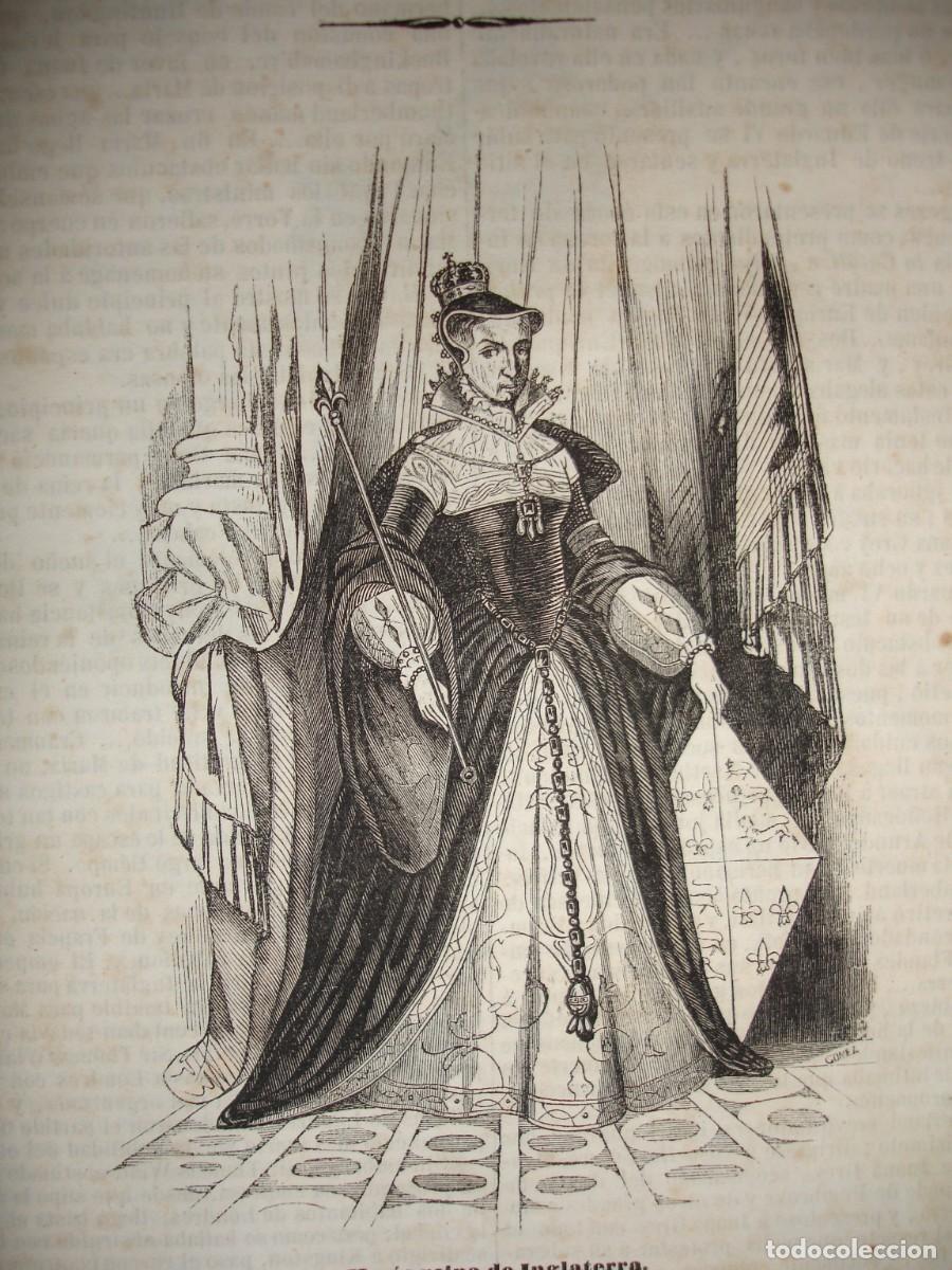 Arte: MARIA REINA DE INGLATERRA.A&Ntilde;O 1845