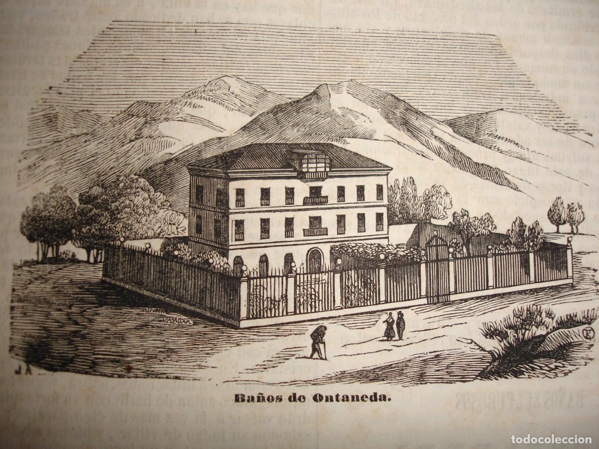 Arte: BA&Ntilde;OS SULFUROSOS DE ONTANEDA SANTANDER.A&Ntilde;O 1845