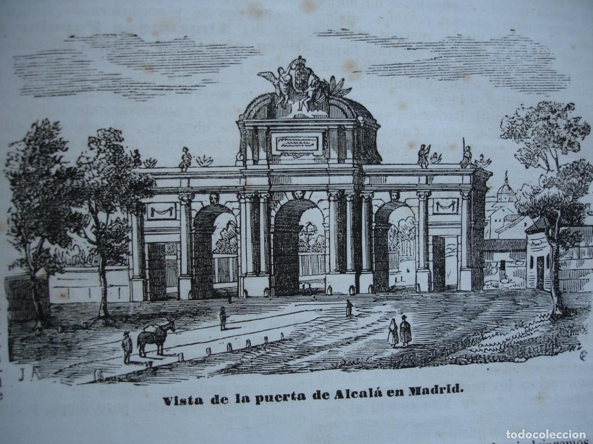 Arte: PUERTA DE ALCALA MADRID.A&Ntilde;O 1845