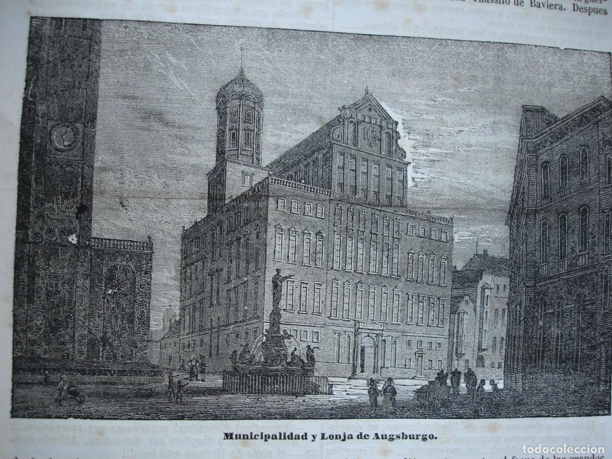 Arte: LONJA DE AUGSBURGO .A&Ntilde;O 1845