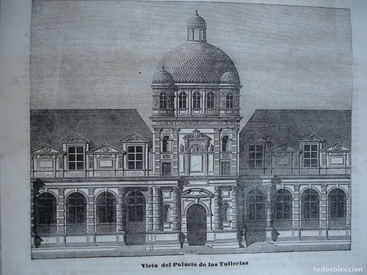 Arte: PALACIO DE LAS TULLERIAS.A&Ntilde;O 1845