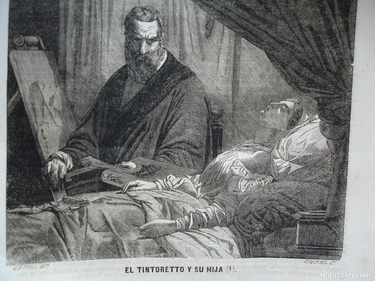 Arte: TINTOERETTO Y SU HIJA .A&Ntilde;O 1845
