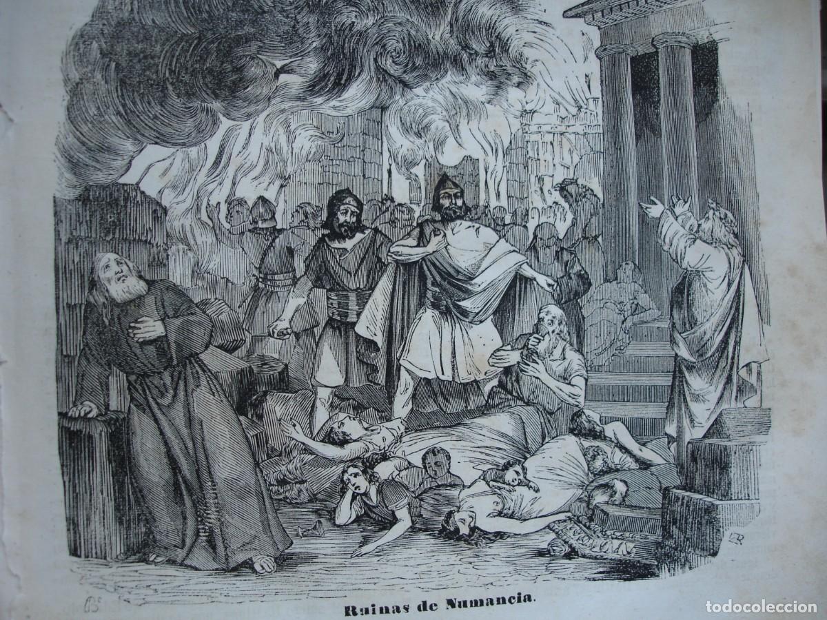 Arte: RUINAS DE NUMANCIA .A&Ntilde;O 1845
