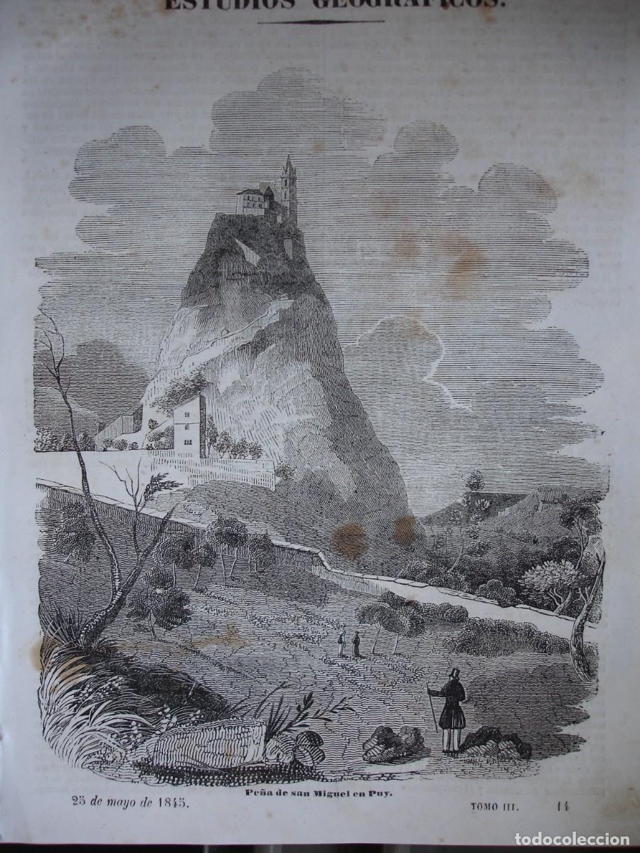 Kunst: PE&Ntilde;A DE SAN MINGUEL EN PUY.A&Ntilde;O 1845