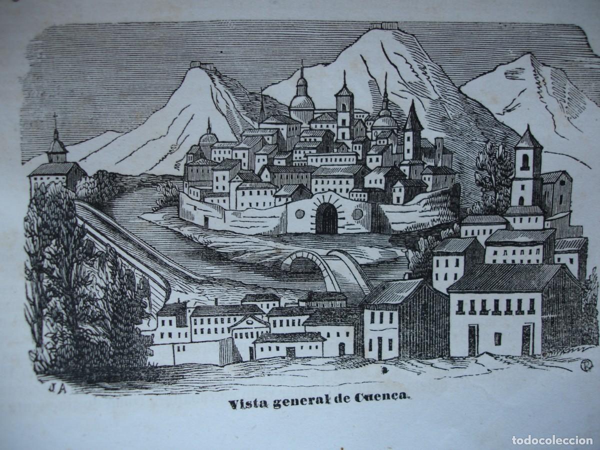 Arte: HISTORIA DE CUENCA .CON 5 HOJAS DE TEXTO JULIAN SAIZ MILANES.A&Ntilde;O 1845