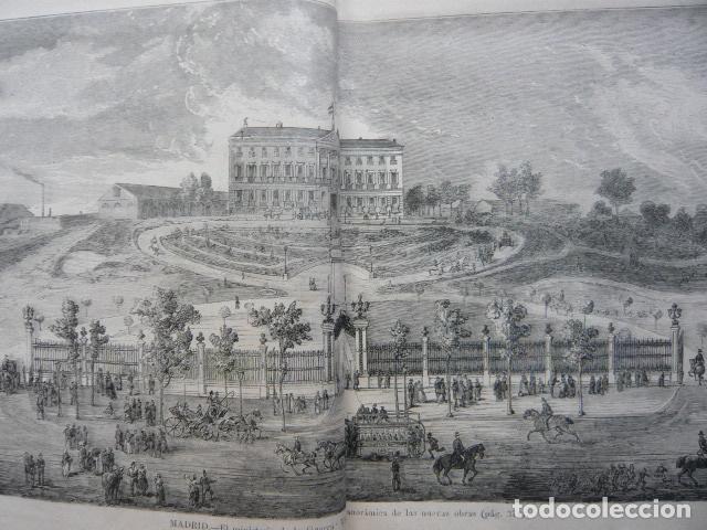 Kunst: MADRID MINISTERIOS DE LA GUERRA GRABADO XILOGRAFICO XILOGRAFIA 1872