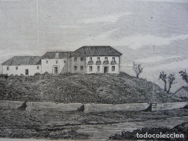 Arte: PALENCIA QUINTA DE TABLADA GRABADO XILOGRAFICO XILOGRAFIA 1872
