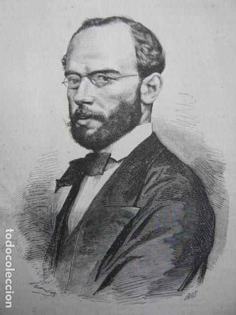 Arte: EDUARDO FERNANDEZ PESCADOR GRABADOR GRABADO XILOGRAFICO XILOGRAFIA 1872