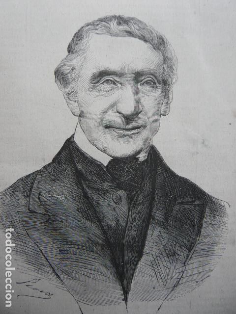 Arte: DR. D&Ouml;LLINGER GRABADO XILOGRAFICO XILOGRAFIA 1872
