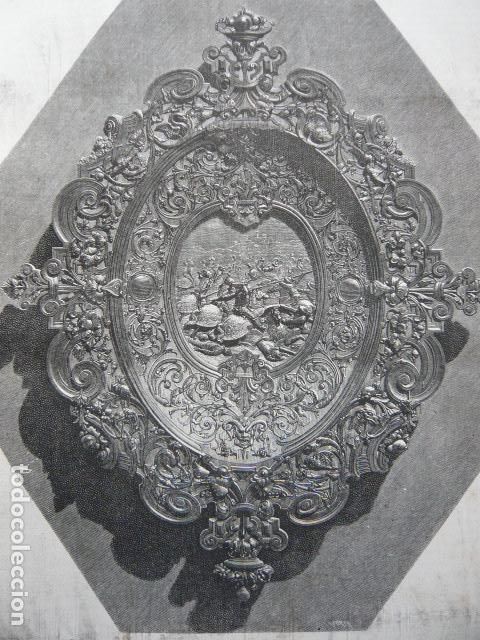 Arte: MODELO CORNUCOPIA EJECUTADA POR ZULOAGA HIJO GRABADO XILOGRAFICO XILOGRAFIA 1872