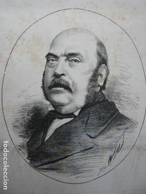 Art: ANTONIO FERRER DEL RIO GRABADO XILOGRAFICO XILOGRAFIA 1872