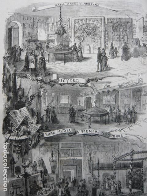 Art: MADRID MUSEO ARQUEOLOGICO NACIONAL GRABADO XILOGRAFICO XILOGRAFIA 1872
