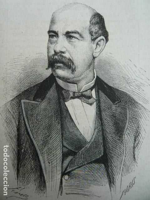 Arte: ROMAN GOICOERROTEA DIRECTOR LITERARIO REVISTA LA ILUSTRACION GRABADO XILOGRAFICO XILOGRAFIA 1872