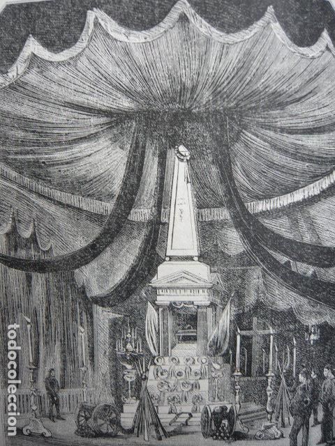 Arte: MANILA FILIPINAS HONRAS FUNEBRES MUERTES COMBATE CAVITE RABADO XILOGRAFICO XILOGRAFIA 1872