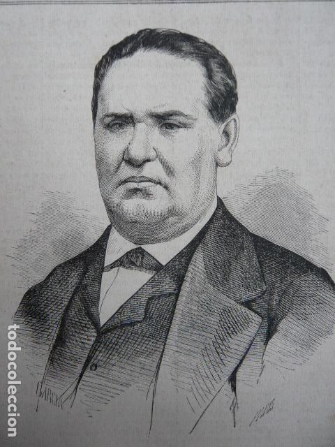Arte: LEGANES MADRID MANICOMIO DE SANTA ISABEL MEDICO MARIA MIRANDA GRABADO XILOGRAFICO XILOGRAFIA 1872