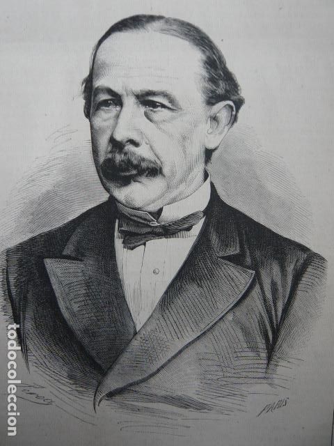 Art: IGNACIO JOSE ESCOBAR GRABADO XILOGRAFICO XILOGRAFIA 1872