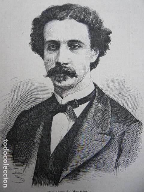 Arte: JES&Uacute;S DE MONASTERIO GRABADO XILOGRAFICO XILOGRAFIA 1872