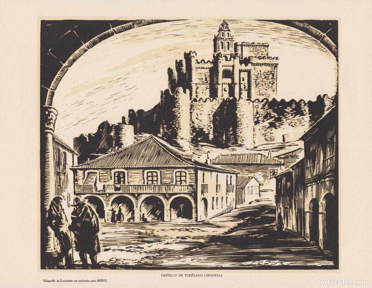 Arte: XILOGRAF&Iacute;A ANTIGUA DEL CASTILLO DE TUR&Eacute;GANO (SEGOVIA) CREADA POR EL ARTISTA LOYGORRI